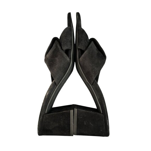 Paul Green Yasmin Black Suede Slide Heeled Sandal Women's, UK6/US 8.5 WORN ONCE - Picture 7 of 10